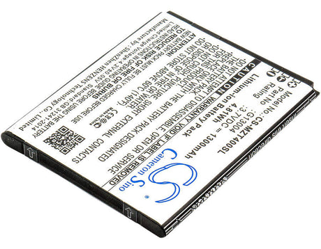 3.7V, Li-ion, 1300mAh, SmartPhone battery fits Navon, G13004, Mizu T400, 4.81Wh Mobile, SmartPhone Cameron Sino Technology Limited (Smartphone)