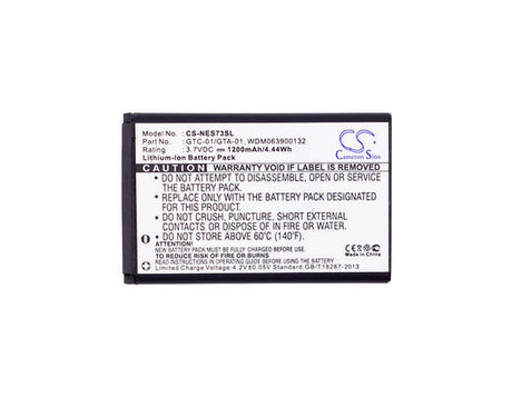 3.7V, Li-ion, 1200mAh, SmartPhone battery fits Neo, Gtc-01/gta-01, 1973, 4.44Wh Mobile, SmartPhone Cameron Sino Technology Limited (Smartphone)
