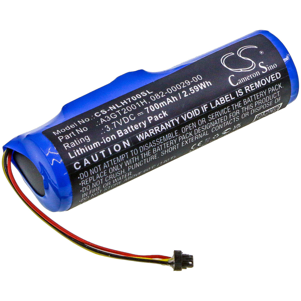 3.7V, Li-ion, 700mAh, Smart Home battery fits Nest, 082-00029-00, A0078, Connect, 2.59Wh Smart Home Cameron Sino Technology Limited