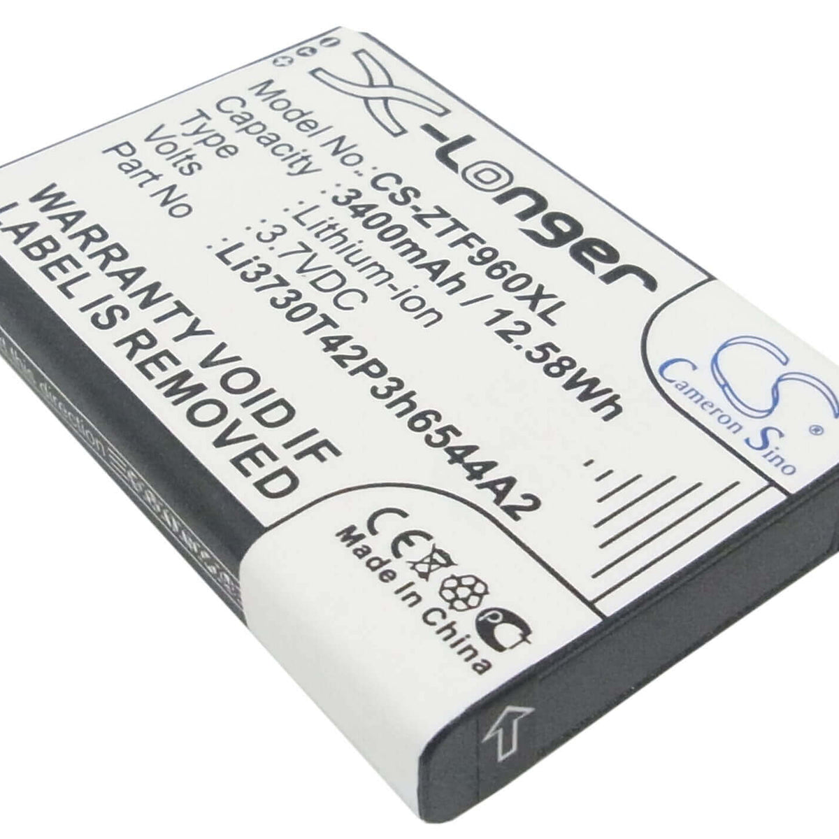 3400mAh, Net10, T-mobile, Zte, Li3730t42p3h6544a2, Srq-z289l, Z289l ...