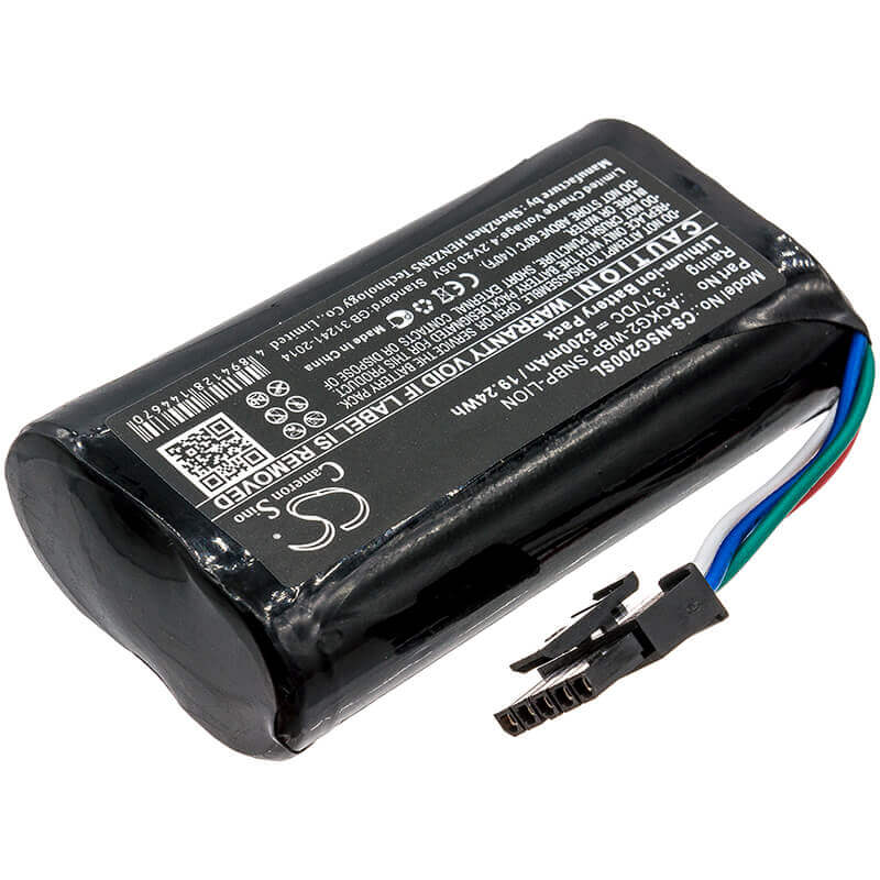 3.7V, Li-ion, 5200mAh, Equipment battery fits Netscout, Ackg2-wbp, Aircheck G2, Aircheck G2 Wlan Tester, 19.24Wh Equipment, Survey, Test Cameron Sino Technology Limited