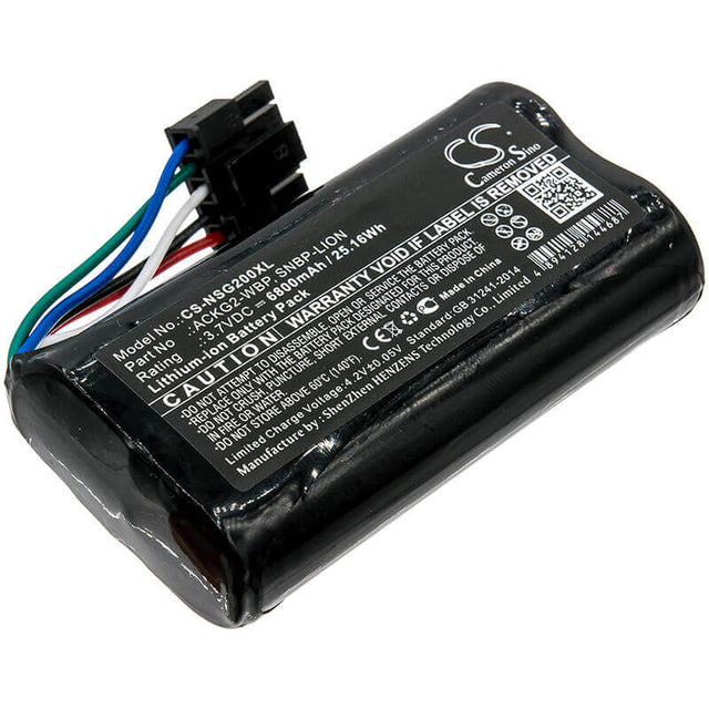 3.7V, Li-ion, 6800mAh, Equipment battery fits Netscout, Ackg2-wbp, Aircheck G2, Aircheck G2 Wlan Tester, 25.16Wh Equipment, Survey, Test Cameron Sino Technology Limited
