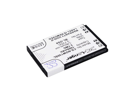 3.7V, Li-ion, 1000mAh, SmartPhone battery fits Ngm, Bl-os4, Boris, Clio, 3.7Wh Mobile, SmartPhone Cameron Sino Technology Limited (Smartphone)