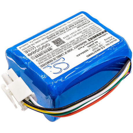 7.4V, Li-ion, 6600mAh, Medical battery fits Nihon Kohden, Sb-752p, Svm-7501, 48.84Wh Medical Cameron Sino Technology Limited (Medical)