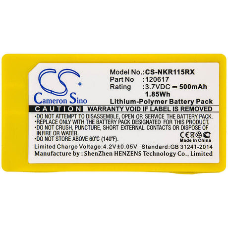 Battery For Nikko, Drl Air Elite 115 3.7v, 500mah - 1.85wh Batteries for Electronics Cameron Sino Technology Limited (Suspended)   