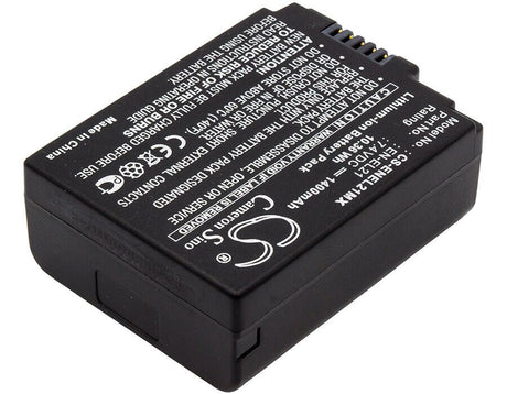 7.4V, Li-ion, 1400mAh, Camera battery fits Nikon, En-el21, 1 V2, 10.36Wh Camera Cameron Sino Technology Limited (Camera)