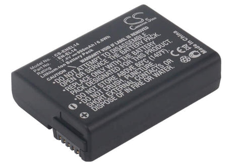7.4V, Li-ion, 900mAh, Camera battery fits Nikon, En-el14, Coolpix P7000, Coolpix P7100, 6.66Wh Camera Cameron Sino Technology Limited (Camera)