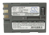 7.4V, Li-ion, 1500mAh, Camera battery fits Nikon, En-el3e, D100, D200, 11.1Wh Camera Cameron Sino Technology Limited (Camera)