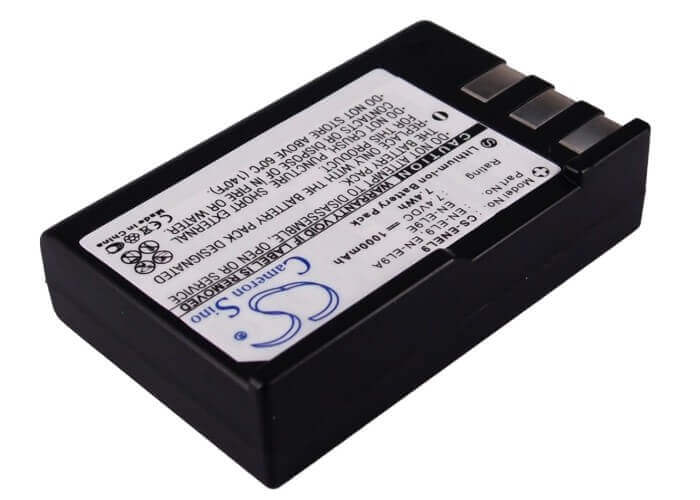 7.4V, Li-ion, 1000mAh, Camera battery fits Nikon, En-el9, D3000, D40, 7.4Wh Camera Cameron Sino Technology Limited (Camera)
