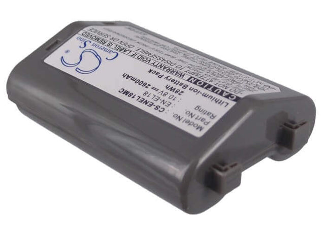 10.8V, Li-ion, 2600mAh, Camera battery fits Nikon, En-el18, D4 Dslr, D4s, 28.08Wh Camera Cameron Sino Technology Limited (Camera)