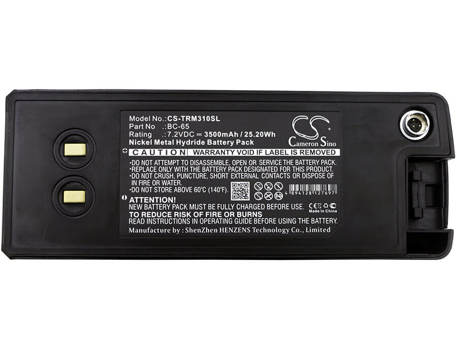 7.2V, Ni-MH, 3500mAh, Equipment battery fits Nikon, Trimble, Bc-65, DTM-302, Dtm-330, 25.2Wh Equipment, Survey, Test Cameron Sino Technology Limited