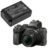 7.6V, Li-ion, 1280mAh, Camera battery fits Nikon, En-el25, Z Fc Mirrorless, Z30, 9.728Wh Camera Cameron Sino Technology Limited (Camera)
