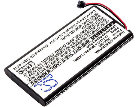 3.7V, Li-ion, 520mAh, Game Console battery fits Nintendo, Hac-006, Hac-015, Hac-016, 1.92Wh Game Console Cameron Sino Technology Limited
