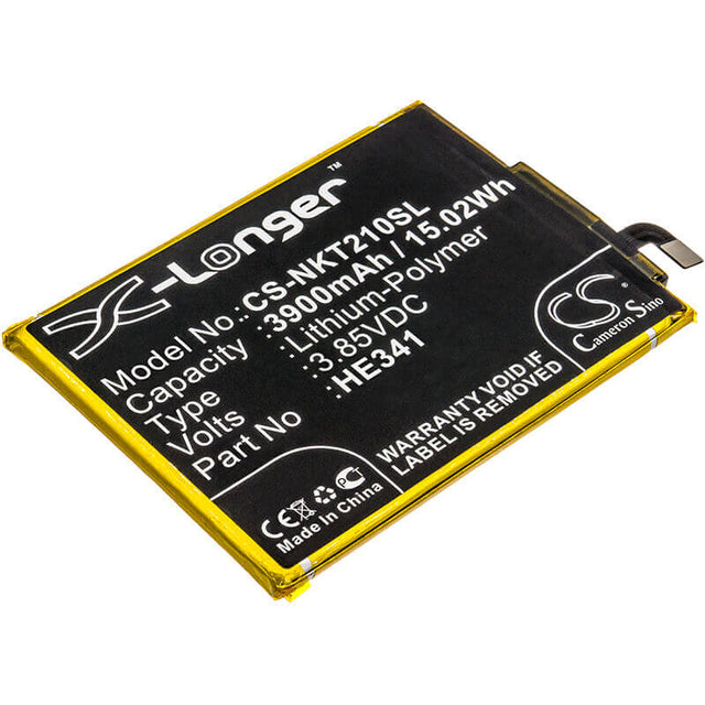 3.85V, Li-Polymer, 3900mAh, SmartPhone battery fits Nokia, He338, 2.1, Ta-1029, 15.02Wh Mobile, SmartPhone Cameron Sino Technology Limited (Smartphone)