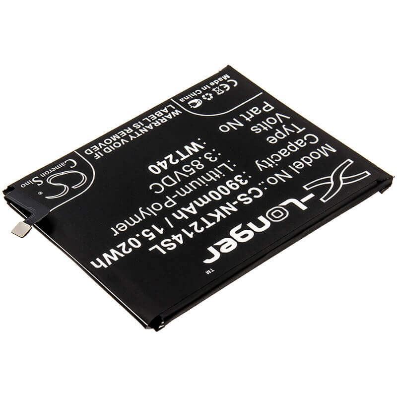 3.85V, Li-Polymer, 3900mAh, SmartPhone battery fits Nokia, Wt240, 2.3, 2.3 Lte, 15.02Wh Mobile, SmartPhone Cameron Sino Technology Limited (Smartphone)