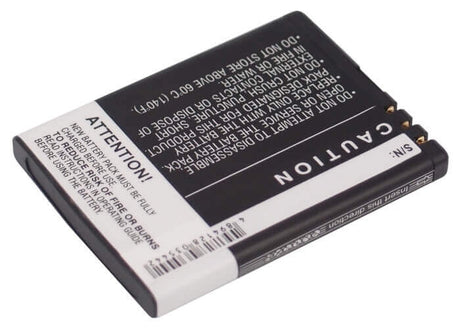 3.7V, Li-ion, 900mAh, SmartPhone battery fits Nokia, Bl-5s, 2330, 2330 Classic, 3.33Wh Mobile, SmartPhone Cameron Sino Technology Limited (Smartphone)