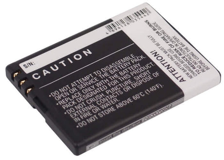 3.7V, Li-ion, 900mAh, SmartPhone battery fits Nokia, Bl-5s, 2330, 2330 Classic, 3.33Wh Mobile, SmartPhone Cameron Sino Technology Limited (Smartphone)