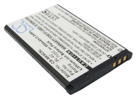 SmartPhone Battery For Nokia 2650, 2651, 2652 3.7v, 550mah - 2.04wh Mobile, SmartPhone Cameron Sino Technology Limited (Smartphone)