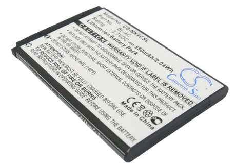 SmartPhone Battery For Nokia 2650, 2651, 2652 3.7v, 550mah - 2.04wh Mobile, SmartPhone Cameron Sino Technology Limited (Smartphone)