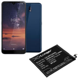 3.8V, Li-Polymer, 3800mAh, SmartPhone battery fits Nokia, Wt241, 3 V, Ta-1153, 14.44Wh Mobile, SmartPhone Cameron Sino Technology Limited (Smartphone)