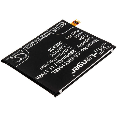3.85V, Li-Polymer, 2900mAh, SmartPhone battery fits Nokia, He321, 5 Dual Sim, 5 Dual Sim Td-lte, 11.17Wh Mobile, SmartPhone Cameron Sino Technology Limited (Smartphone)