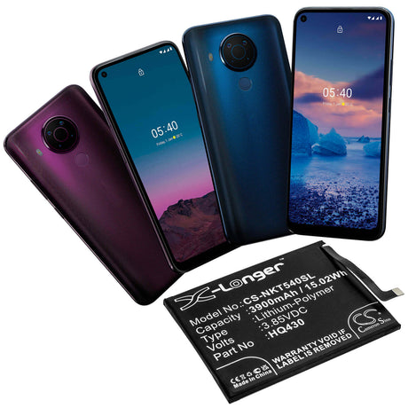 3.85V, Li-Polymer, 3900mAh, SmartPhone battery fits Nokia, Hq430, 5.4 2021, Hmd 5.4, 15.02Wh Mobile, SmartPhone Cameron Sino Technology Limited (Smartphone)
