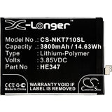 3.85V, Li-Polymer, 3800mAh, SmartPhone battery fits Nokia, Bpb2n00005b, 7 Plus, Ta-1046, 14.63Wh Mobile, SmartPhone Cameron Sino Technology Limited (Suspended)