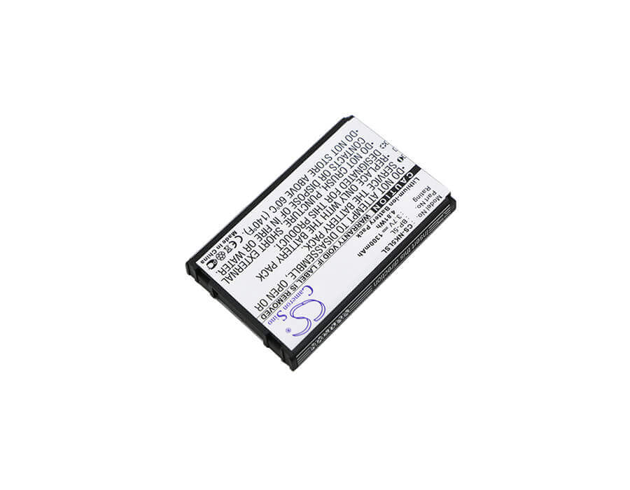 3.7V, Li-ion, 1300mAh, SmartPhone battery fits Nokia, Bp-5l, 770, 7700, 4.81Wh Mobile, SmartPhone Cameron Sino Technology Limited (Smartphone)