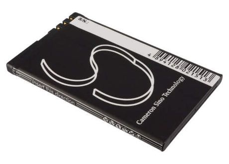 3.7V, Li-ion, 1000mAh, SmartPhone battery fits Star, Nokia, Myphone, Blu, Manta, Bl-4u, Ez2go, 3.7Wh Mobile, SmartPhone Cameron Sino Technology Limited (Smartphone)