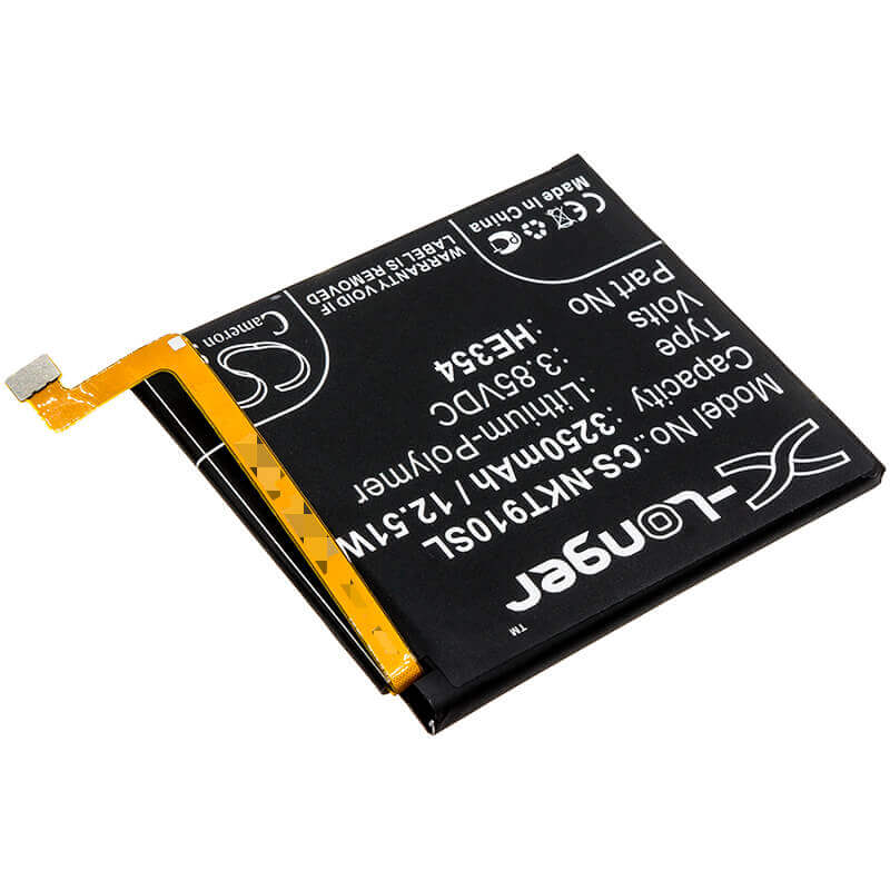 3.85V, Li-Polymer, 3250mAh, SmartPhone battery fits Nokia, He354, 9 Pureview, Ta-1082, 12.51Wh Mobile, SmartPhone Cameron Sino Technology Limited (Smartphone)