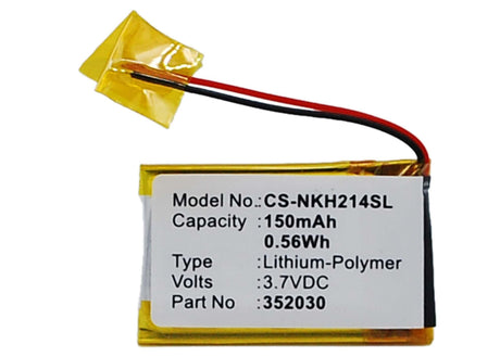 Battery For Nokia Bh-214, Bh-111 3.7v, 150mah - 0.56wh Wireless Headset Cameron Sino Technology Limited (Suspended)   