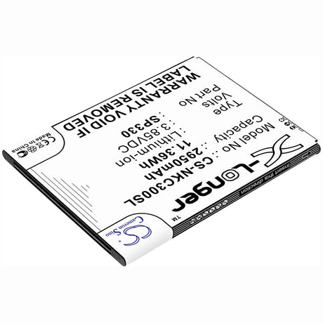3.85V, Li-ion, 2950mAh, SmartPhone battery fits Nokia, Sp330, C3 2020, 11.36Wh Mobile, SmartPhone Cameron Sino Technology Limited (Smartphone)
