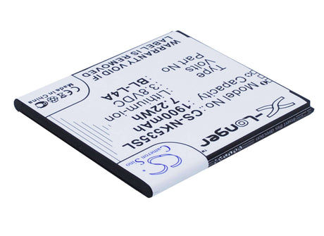3.8V, Li-ion, 1900mAh, SmartPhone battery fits Nokia, Bl-l4a, Lumia 535, Lumia 535 Dual Sim, 7.22Wh Mobile, SmartPhone Cameron Sino Technology Limited (Suspended)