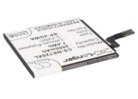 3.7V, Li-Polymer, 2000mAh, SmartPhone battery fits Nokia, Microsoft, Bp-4gwa, Lumia 625, Lumia 625h, 7.4Wh Mobile, SmartPhone Cameron Sino Technology Limited (Smartphone)