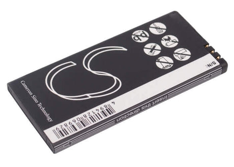 3.7V, Li-ion, 1200mAh, SmartPhone battery fits Nokia, Bp-5h, Lumia 701, 4.44Wh Mobile, SmartPhone Cameron Sino Technology Limited (Smartphone)