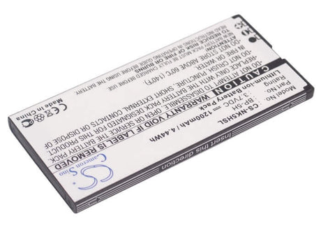 3.7V, Li-ion, 1200mAh, SmartPhone battery fits Nokia, Bp-5h, Lumia 701, 4.44Wh Mobile, SmartPhone Cameron Sino Technology Limited (Smartphone)