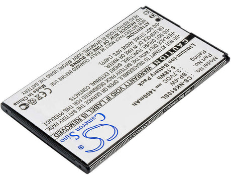 3.7V, Li-ion, 1400mAh, SmartPhone battery fits Nokia, Bp-4w, Lumia 810, Lumia 822, 5.18Wh Mobile, SmartPhone Cameron Sino Technology Limited (Smartphone)