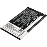 3.7V, Li-ion, 1800mAh, SmartPhone battery fits Nokia, Bp-4w, Lumia 810, Lumia 822, 6.66Wh Mobile, SmartPhone Cameron Sino Technology Limited (Smartphone)