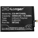 3.85V, Li-Polymer, 4400mAh, SmartPhone battery fits Nokia, Wt242, Nokia 2.4, Ta-1270, 16.94Wh Mobile, SmartPhone Cameron Sino Technology Limited (Smartphone)