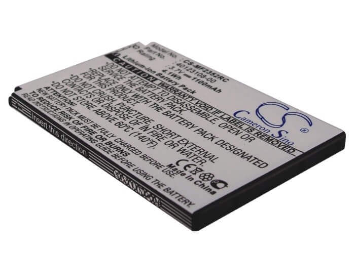 3.7V, Li-ion, 1100mAh, Hotspot battery fits Bell, Vodafone, Rogers, Novatel Wireless, 3-1826108-2, Mifi 2372, 4.07Wh Hotspot Cameron Sino Technology Limited (Suspended)