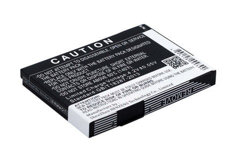 3.7V, Li-ion, 1250mAh, Hotspot battery fits Novatel Wireless, 3-1826107-9, Mifi2200, 4.63Wh Hotspot Cameron Sino Technology Limited