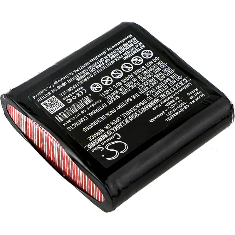 14.4V, Li-ion, 3400mAh, Equipment battery fits Noyes, 3900-05-001, W2003M, 48.96Wh Equipment, Survey, Test Cameron Sino Technology Limited