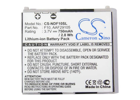 3.7V, Li-ion, 750mAh, SmartPhone battery fits Ntt Docomo, Aaf29105, F-01a, F-03a, 2.78Wh Mobile, SmartPhone Cameron Sino Technology Limited (Smartphone)