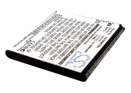 3.7V, Li-ion, 1000mAh, SmartPhone battery fits Ntt Docomo, Sony Ericsson, Ba700, So-01c, So-05d, 3.7Wh Mobile, SmartPhone Cameron Sino Technology Limited (Smartphone)