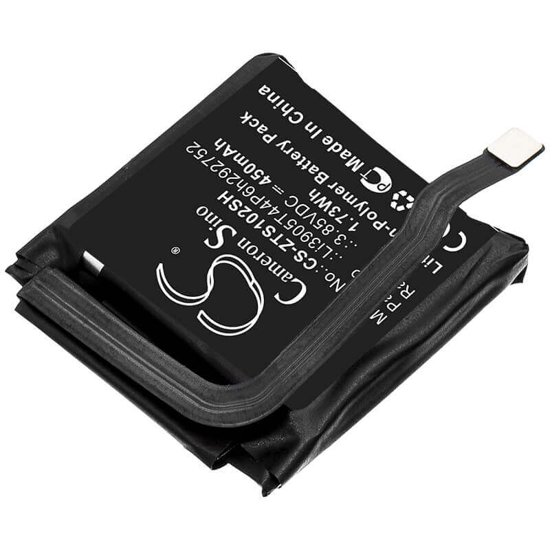 3.85V, Li-Polymer, 450mAh, Smartwatch battery fits Nubia, Li3905t44p6h292752, Alpha Sw1002, 1.73Wh Smartwatch Cameron Sino Technology Limited