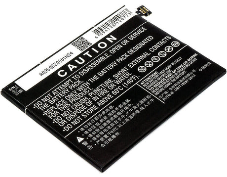 3.85V, Li-Polymer, 3000mAh, SmartPhone battery fits Nubia, Zte, Li3829t44p6h806435, Nx531, Nx531j, 11.55Wh Mobile, SmartPhone Cameron Sino Technology Limited (Smartphone)