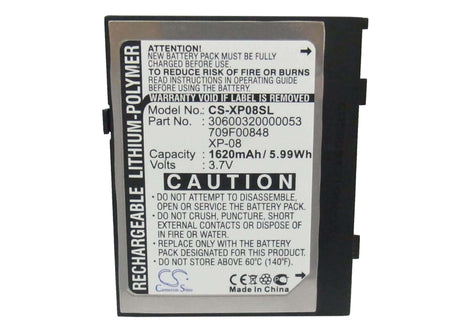 3.7V, Li-Polymer, 1620mAh, SmartPhone battery fits O2, 320000053, Xda Flame, 5.99Wh Mobile, SmartPhone Cameron Sino Technology Limited (Suspended)