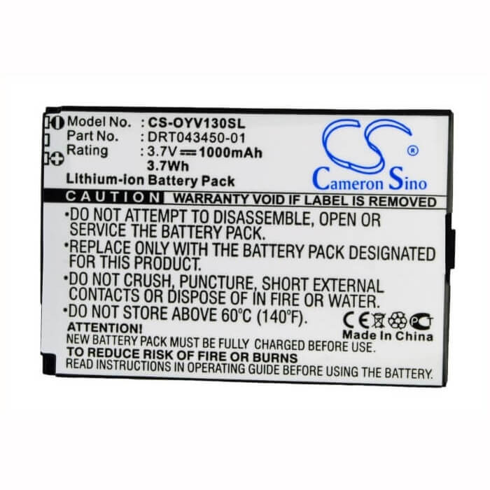 3.7V, Li-ion, 1000mAh, SmartPhone battery fits Olympia, Auro, Drt043450-01, M101, 3.7Wh Mobile, SmartPhone Cameron Sino Technology Limited (Smartphone)