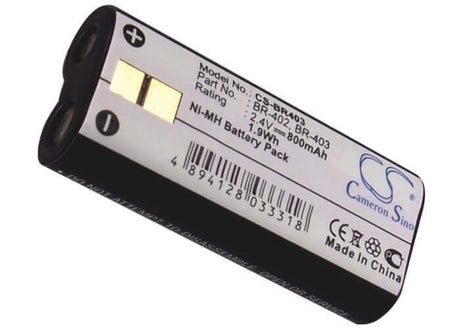 2.4V, Ni-MH, 800mAh, Camera battery fits Olympus, Br-402, Ds-2300, Ds-3300, 1.92Wh Camera Cameron Sino Technology Limited (Camera)