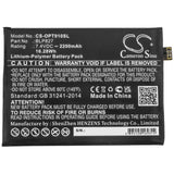 7.4V, Li-Polymer, 2200mAh, SmartPhone battery fits Oneplus, Blp827, 9 Pro 5g, Le2120, 16.28Wh Mobile, SmartPhone Cameron Sino Technology Limited (Smartphone)